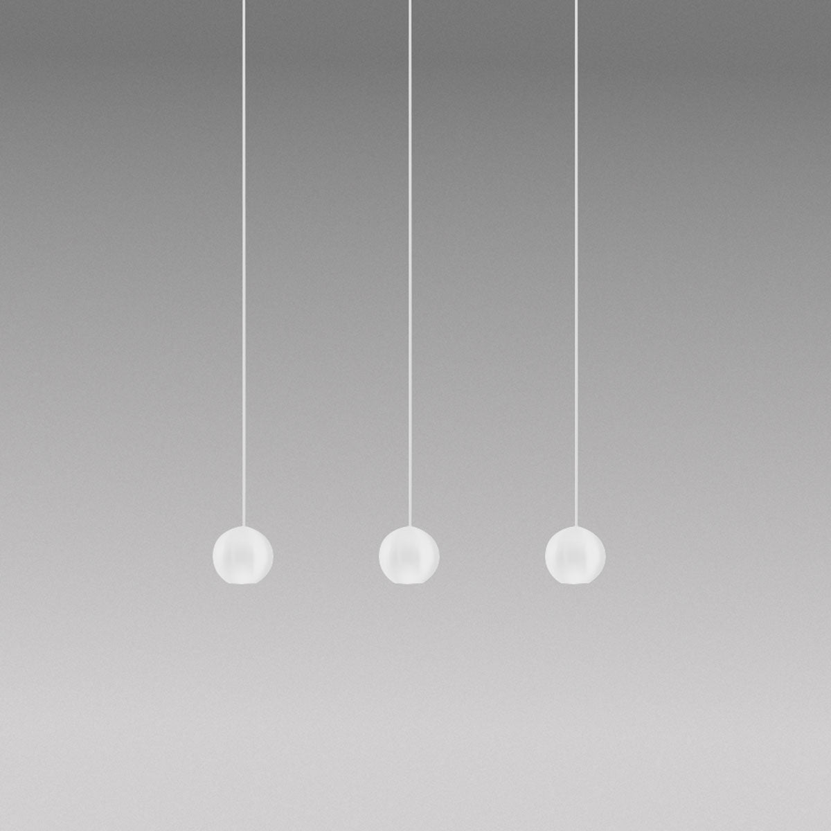 GEALUCE Sospensione multipla lineare a 3 luci con montatura in alluminio bianco-oro-nero satinato LED GUYA GEALUCE Sospensione multipla lineare a 3 luci con montatura in alluminio bianco-oro-nero satinato LED GUYA